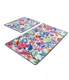 Set 2 Covorase baie Pictura, 60 x 100 cm, 50 x 60 cm, Antiderapant, Multicolor