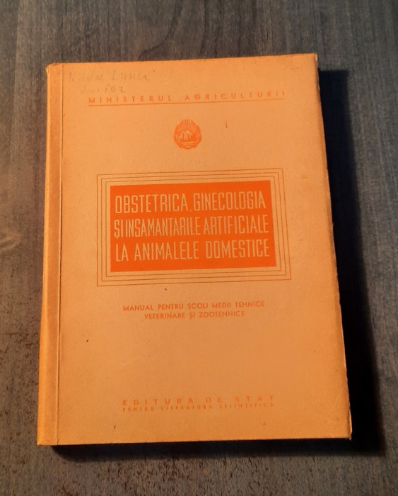 Obstetrica ginecologia si insamantarile artificiale la animalele domestice