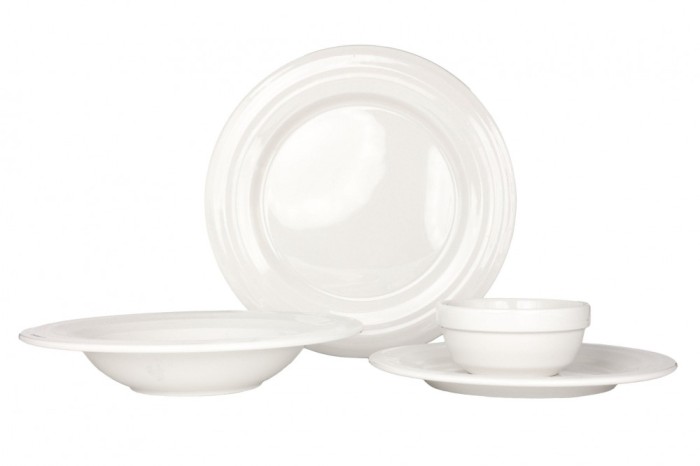 Bonna Set de vesela (Large) - Halo - 24 bucăți - 6 persoane - Porţelan