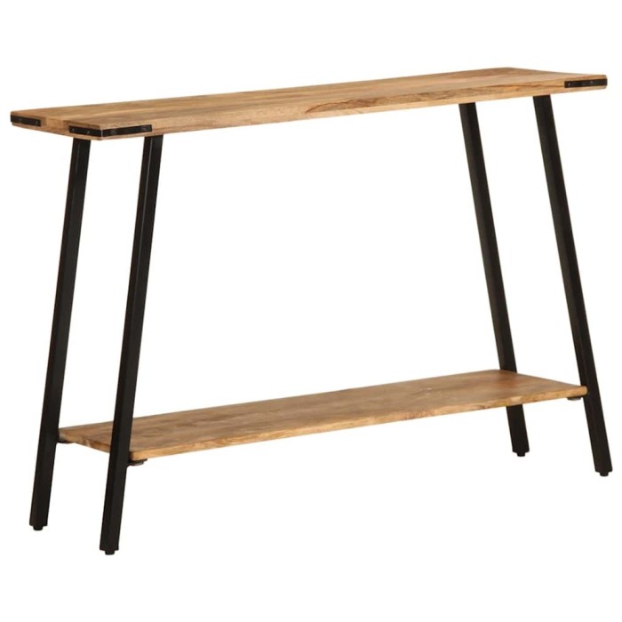 Gossi masa consola, 110x30x75 cm, lemn masiv de mango