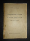 Ion Conea - Corectari geografice in istoria romanilor (1938, autograf)