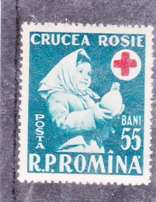 ROMANIA 1957 LP 438 SAPTAMANA CRUCII ROSII MNH foto