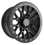 JANTA ATV CU BEADLOCK NEGRU MAT 12X7 4/110 OFFSET 4+3 / ET +10 PENTRU ATV CFMOTO