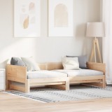 VidaXL Pat extensibil 90x200 cm Lemn masiv de pin
