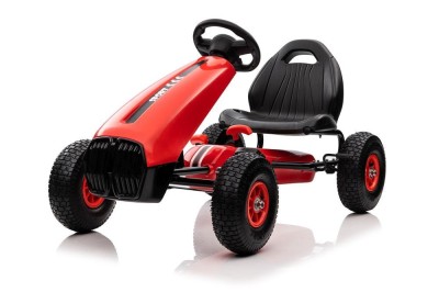 Kart cu pedale G208, rosu, Lean 11908 foto