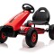 Kart cu pedale G208, rosu, Lean 11908