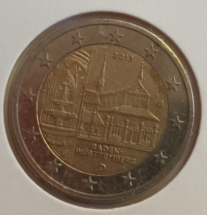 Moneda 2 euro Germania comemorativa 2013 G