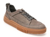 Pantofi sport GRYXX gri, M7609, din nabuc