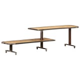 Cumpara ieftin Comoda TV, 160x30x40 cm, lemn masiv de mango