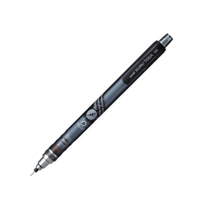 Creion mecanic UNI M5-450T KURU-TOGA, v&acirc;rf 0.5mm, fumuriu