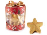 Set cadouri cosmetice Craciun 5 bombe baie 9x13 cm