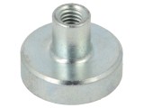Magnet fix samariu cobalt 60N &Oslash;16mm H11,5mm oțel ELESA GANTER