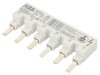 Bară colectoare ABB 2P 80A 6 module - 2 poli, 480V AC, 10kA, 16mm2, Cod 2CDL220489R1606