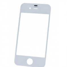Geam sticla iPhone 4G, iPhone 4s, White, AM
