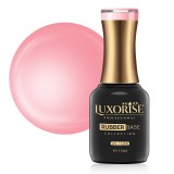 Cumpara ieftin Rubber Base LUXORISE Crystal Collection - Pink Gloss 15ml