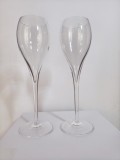 Pereche pahare sampanie flute Veuve Clicquot