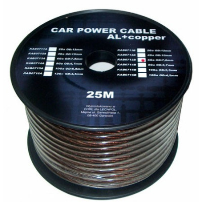 Cablu putere din cupru si aluminiu 2GA (12mm/33.62mm2) 25m NE foto