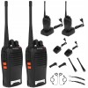 Statii emisie receptie, MT Malatec, raza actiune 6 km, reincarcabila 1500mAh cu casti si lanterna