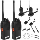 Statii emisie receptie, MT Malatec, raza actiune 6 km, reincarcabila 1500mAh cu casti si lanterna