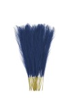 Iarbă artificială Pampas 30 buc 55 cm tulpini decorative pufoase &icirc;nalte pentru casă și nuntă &ndash; Albastru