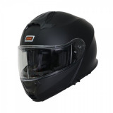 Casca moto Origine Logic Solid rabatabila cu ochelari, culoare negru, marime M, Cod Produs: MX_NEW 2040190201000M