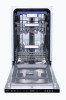 Masina de spalat vase Heinner HDW-BIM45710AD+++, 10 seturi, 7 programe, complet incorporabila, 45cm, clasa D, Aquastop, Incarcare la jumatate
