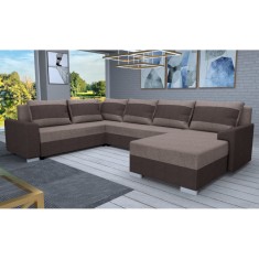 Set canapea universală, gri &icirc;nchis / gri sau maro/ maro inchis ANDRES U UNI