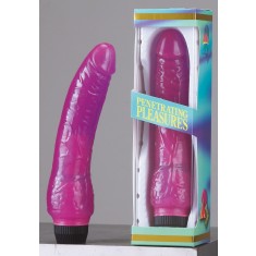 Vibrator Jelly - Mov - 21,5 cm