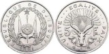 Djibouti 1991 - 5 francs UNC