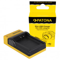 PATONA |Incarcator slim micro-USB PATONA pentru acumulator Canon LP-E10