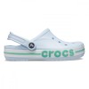 Saboti Crocs Bayaband Clog Albastru/Verde Unisex - Croslite, Casual, Plaja, Medical, Accesorii Jibbitz