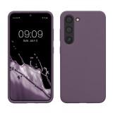 Husa Kwmobile pentru Samsung Galaxy S23, Mov inchis, Silicon, KWM000017WB044C, Carcasa