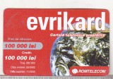 bnk card Romania - Cartela telefonica Evrikard 100000 lei - RO-ROM-PRE-0002