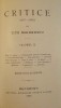 Titu Maiorescu Critice 3 volume 1892