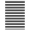 Jaluzea tip zebra neagră lățime țesătură 100,9 cm poliester