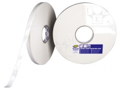 Bandă Fixare Dublă Albă 19mm x 50m 50&deg;C