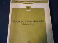 FRUCTE SI LEGUME-PROASPETE-COLECTIA STAS-318 PG- BIBLIOTECA STANDARDIZARII- foto