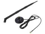 Antena neagră RP-SMA 2,4GHz 12dBi