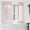 Gossi perdele voal cu bucle 2 buc roz deschis 140x140 cm
