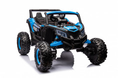 UTV electric 4x4, Kinderauto BJJH105 120W 12V 14Ah Premium, culoare Albastru foto