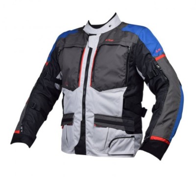 Geaca moto barbati LS2 NORWAY, culoare albastru/negru/gri/rosu, marime 3XL Cod Produs: MX_NEW AK64150F01268 foto