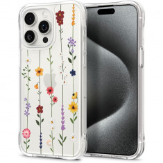 Husa Spigen Cyrill Cecile pentru Apple iPhone 15 Pro Max Gradina De Flori