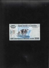 Rwanda 500 francs 2013 seria5908937 unc