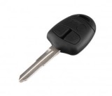 Carcasa cheie Topautochei&reg; pentru Mitsubishi Lancer Evolution Grandis Outlander 3 butoane, lamela canelura dreapta