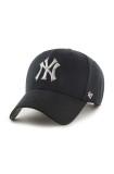 47brand șapcă de baseball din bumbac MLB New York Yankees culoarea negru, cu imprimeu, 47 Brand