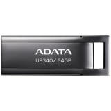 Cumpara ieftin ADATA UR340 64GB , USB 3.2 Gen1, metalic, negru, 100MB s