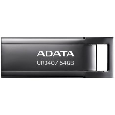 ADATA UR340 64GB USB 3.2 Gen1, metalic, negru, 100MB s