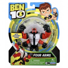 Ben 10, Figurina Four Arms (Patru Brate) 12 cm cu accesorii foto