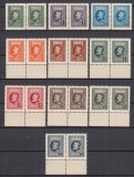 ROMANIA 1926 LP 74 A 60 a ANIVERSARE A REGELUI FERDINAND PERECHE SERII STARE MNH