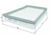 Filtru aer MAHLE LX2878